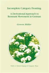 Book cover of Incomplete Category Fronting by Unknown