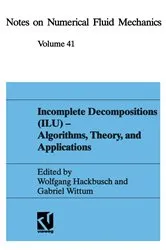 Book cover of Incomplete Decomposition (ILU) â€” Algorithms, Theory, and Applications by Wolfgang Hackbusch