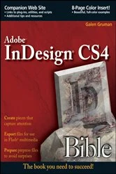 Book cover of InDesign CS4 Bible by Galen Gruman