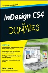 Book cover of InDesign CS4 For Dummies by Galen Gruman