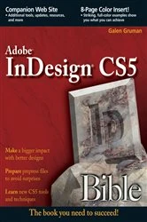 Book cover of InDesign CS5 Bible by Galen Gruman