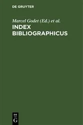 Book cover of Index bibliographicus (2nd ed.) by Marcel Godet