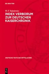 Book cover of Index Verborum zur Deutschen Kaiserchronik by W. F. Tulasiewicz