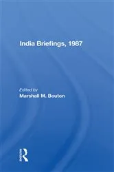 Book cover of India Briefing, 1987 by Marshall M. Bouton