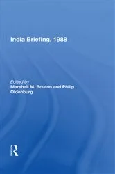 Book cover of India Briefing, 1988 by Marshall M. Bouton