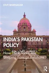 Book cover of India's Pakistan Policy by Stuti Bhatnagar