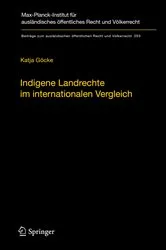 Book cover of Indigene Landrechte im internationalen Vergleich by Unknown