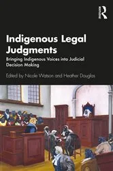 Book cover of Indigenous Legal Judgments by Nicole Watson