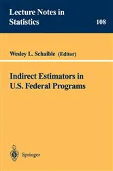 Book cover of Indirect Estimators in U.S. Federal Programs by Unknown