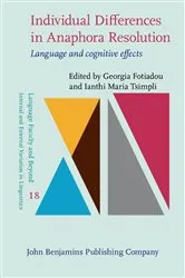 Book cover of Individual Differences in Anaphora Resolution by Unknown