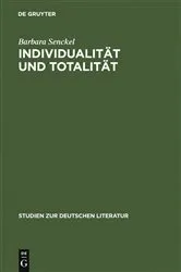 Book cover of Individualität und Totalität by Barbara Senckel