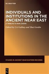 Book cover of Individuals and Institutions in the Ancient Near East by Uri Gabbay