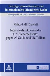 Book cover of Individualsanktionen des UN-Sicherheitsrates gegen Al Qaida und die Taliban by Burkhard Schöbener