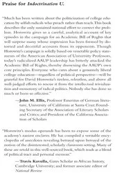 Book cover of Indoctrination U by David Horowitz