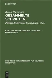 Book cover of Indogermanisches. Italisches. Romanisches by Patrizia de Bernardo Stempel