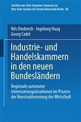 Book cover of Industrie- und Handelskammern in den neuen Bundesländern by Nils Diederich