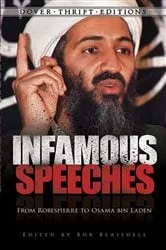 Book cover of Infamous Speeches by Bob Blaisdell