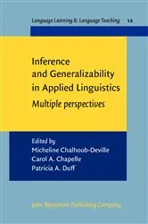 Book cover of Inference and Generalizability in Applied Linguistics by Unknown