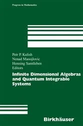 Book cover of Infinite Dimensional Algebras and Quantum Integrable Systems by Unknown