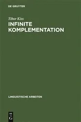 Book cover of Infinite Komplementation by Tibor Kiss