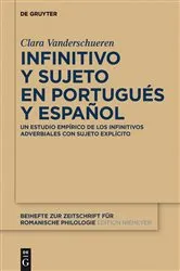 Book cover of Infinitivo y sujeto en portugués y español by Unknown