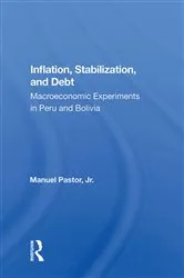 Book cover of Inflation, Stabilization, And Debt by Manuel Jr. Pastor