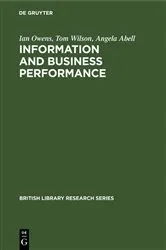 Book cover of Information and Business Performance by Unknown