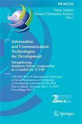 Book cover of Information and Communication Technologies for Development. Strengthening Southern-Driven Cooperation as a Catalyst for ICT4D by Petter Nielsen