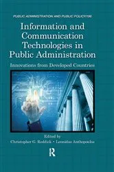 Book cover of Information and Communication Technologies in Public Administration by Christopher Reddick