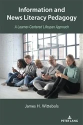 Book cover of Information and News Literacy Pedagogy by Thomas Socha