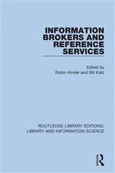 Book cover of Information Brokers and Reference Services by Robin Kinder