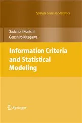 Book cover of Information Criteria and Statistical Modeling by Sadanori Konishi