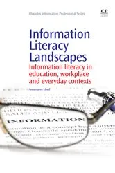 Book cover of Information Literacy Landscapes by Annemaree Lloyd