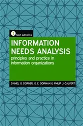 Book cover of Information Needs Analysis by Daniel G. Dorner
