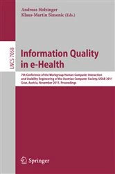 Book cover of Information Quality in e-Health by Andreas Holzinger
