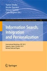Book cover of Information Search, Integration, and Personalization by Dimitris Kotzinos