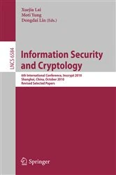 Book cover of Information Security and Cryptology by Xuejia Lai