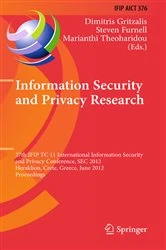Book cover of Information Security and Privacy Research by Dimitris Gritzalis