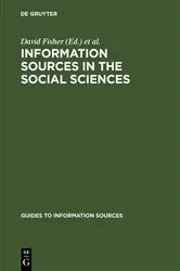 Book cover of Information Sources in the Social Sciences by David Fisher