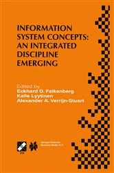 Book cover of Information System Concepts: An Integrated Discipline Emerging by Eckhard D. Falkenberg