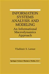Book cover of Information Systems Analysis and Modeling by Vladimir S. Lerner