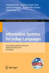 Book cover of Information Systems for Indian Languages by Chandan Singh