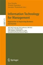 Book cover of Information Technology for Management: Approaches to Improving Business and Society by Ewa Ziemba