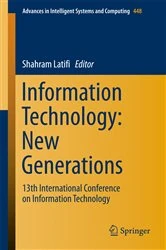 Book cover of Information Technology - New Generations by Shahram Latifi