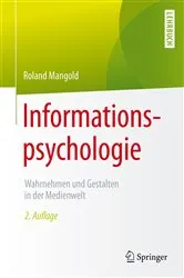 Book cover of Informationspsychologie (2nd ed.) by Roland Mangold