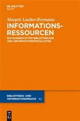 Book cover of Informationsressourcen by Margrit Lauber-Reymann