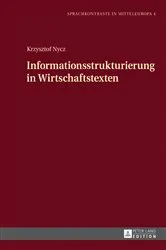 Book cover of Informationsstrukturierung in Wirtschaftstexten by Mariola Wierzbicka