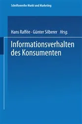 Book cover of Informationsverhalten des Konsumenten by Hans RaffÃ©e
