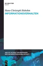 Book cover of Informationsverhalten by Unknown