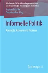 Book cover of Informelle Politik by Stephan Bröchler